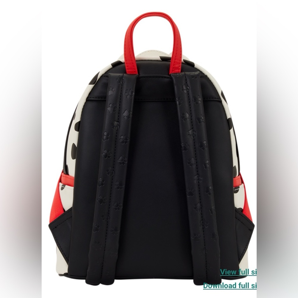 NWT Loungefly Disney 101 Dalmatians Pongo freckles mini Backpack - Picture 5 of 13